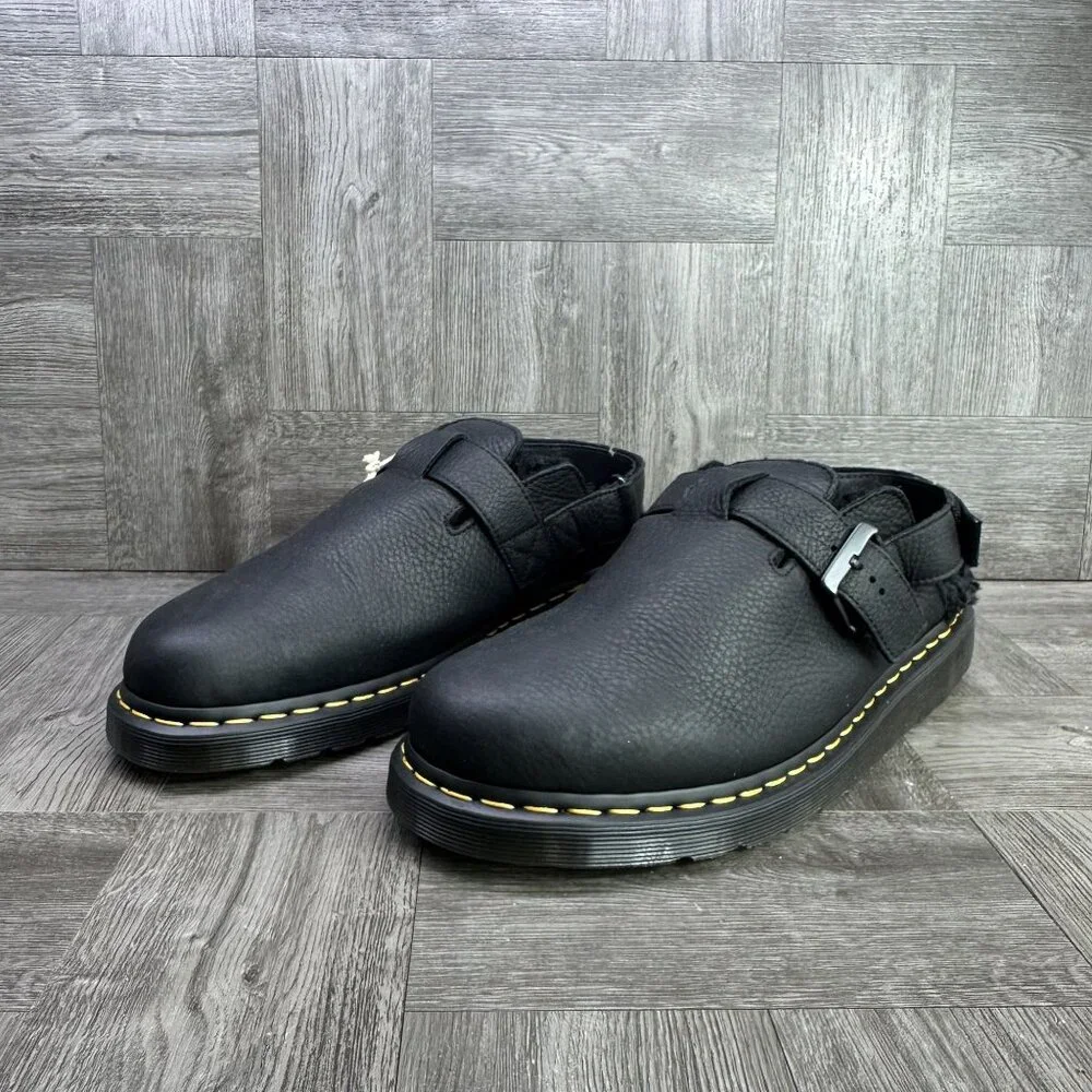 Dr. Marten's Jorge II Men's size 12 Leather Slingblack Lined Mules - Picture 3 of 8